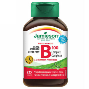 Ultra Strength B100 Complex - 225 Caplets - Jamieson