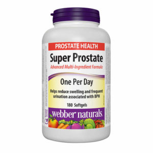 Super Prostate Advanced Multi-Ingredient Formula 180 softgels - Webber Naturals