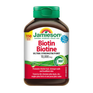 Biotin 10,000 mcg 150 Softgels - Jamieson