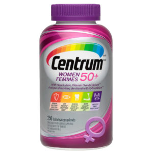 Complete Multivitamin and Mineral Supplement for Women 50+, 250 Tablets - Centrum