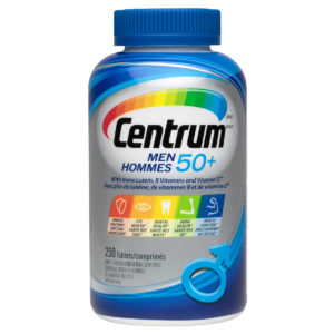 Complete Multivitamin and Mineral Supplement for Men 50+, 250 Tablets - Centrum