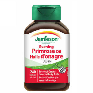 Evening Primrose Oil 1000 mg -, 240 Softgels - Jamieson