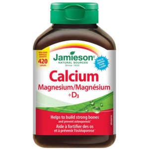 Calcium Magnesium with Vitamin D3 - Jamieson 420 Tablets