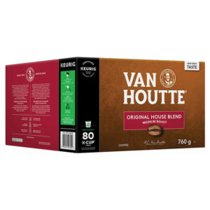 Van Houtte Original House Blend Medium Roast Coffee K-Cup Pods 80-Pack