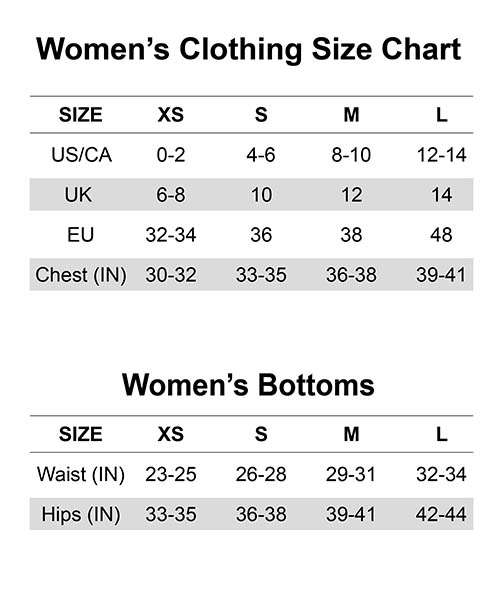 puma sports bra size chart
