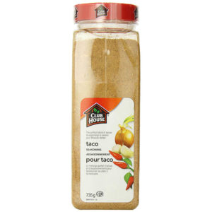 Taco Seasoning 735g Quality Natural Herbs & Spices - Club House