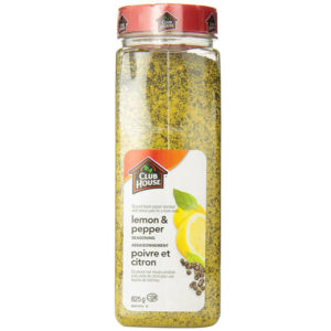 Lemon & Pepper Seasoning 825g Quality Natural Herbs & Spices - Club House