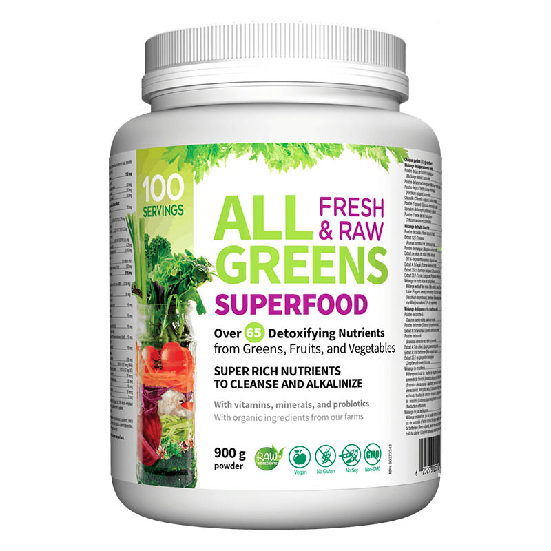 All Greens Superfood 100 Servings 900g Powder Webber Naturals