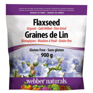 Organic Ground Flaxseed 900g - Webber Naturals