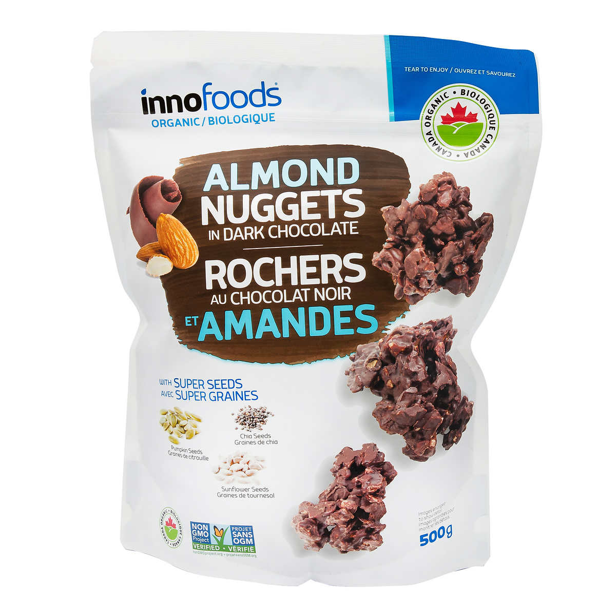Inno foods Almond Nuggets in Dark Chocolate 500g – LifeStyle ishop