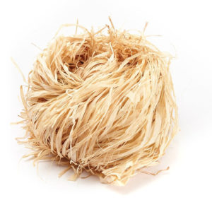 Natural Raffia Trimmed Long 300g