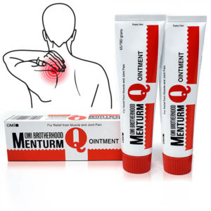 2x Japan Omi Brotherhood Menturm Q Ointment 65g - for Muscle Pain & Neuralgia Relief