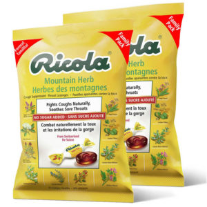 100 Lozenges Ricola Mountain Herbs Suppressant Throat