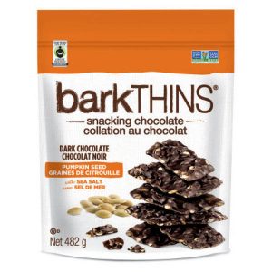 barkTHINS Dark Chocolate Pumpkin Seed with Sea Salt Pouch 482g