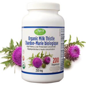 Pure-lé Organic Milk Thistle 250mg - 200 organicaps