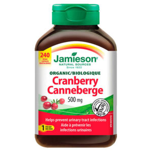 Jamieson Cranberry 500mg - 240 Vegan Capsules