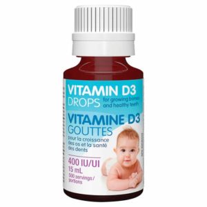 Vitamin D3 Kids Liquid 400IU - 15ML Webber Naturals