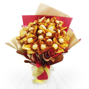 24 Premium Red and Gold Sweet Love Bunch