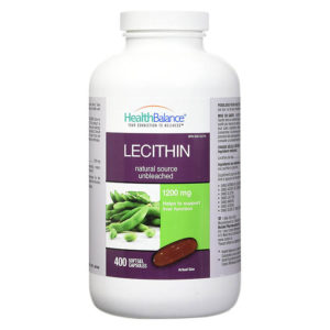 Health balance Lecithin Softgels, 1200mg, 400 Count