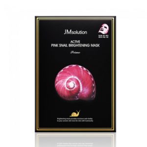 10 Pcs JM Solution Pink Snail Brightening Mask