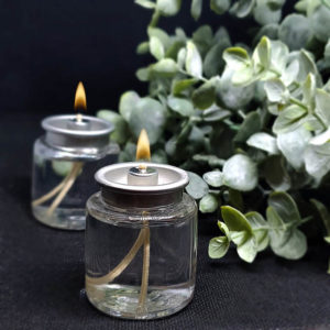12hr Liquid Candle, Paraffin Wax Oil Clear Plastic cartridge